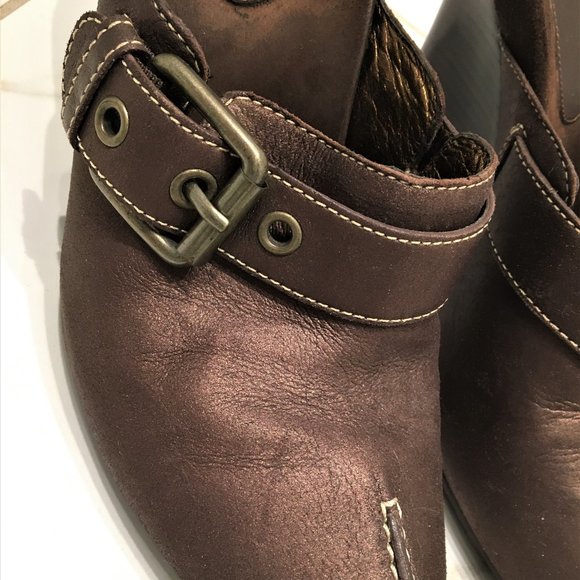 G Series Cole Haan Brown Leather Wedge Size 10B - Picture 7 of 8